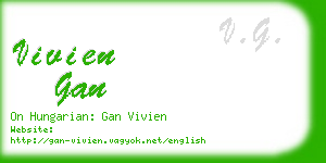 vivien gan business card